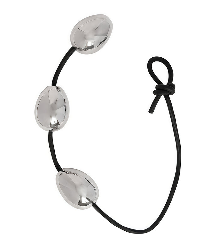 Perfectra 3 Stainless Steel Anal Eggs — BDSM Anal Trainer