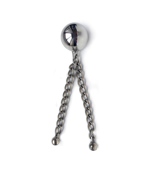 Perfectra Distribution Stainless Steel Love Balls with Double Chain — Premium BDSM Pleasure Toy