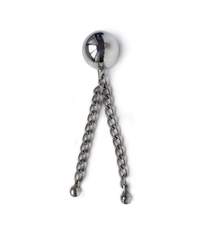Perfectra Stainless Steel Love Balls with Double Chain — BDSM Pleasure Toy