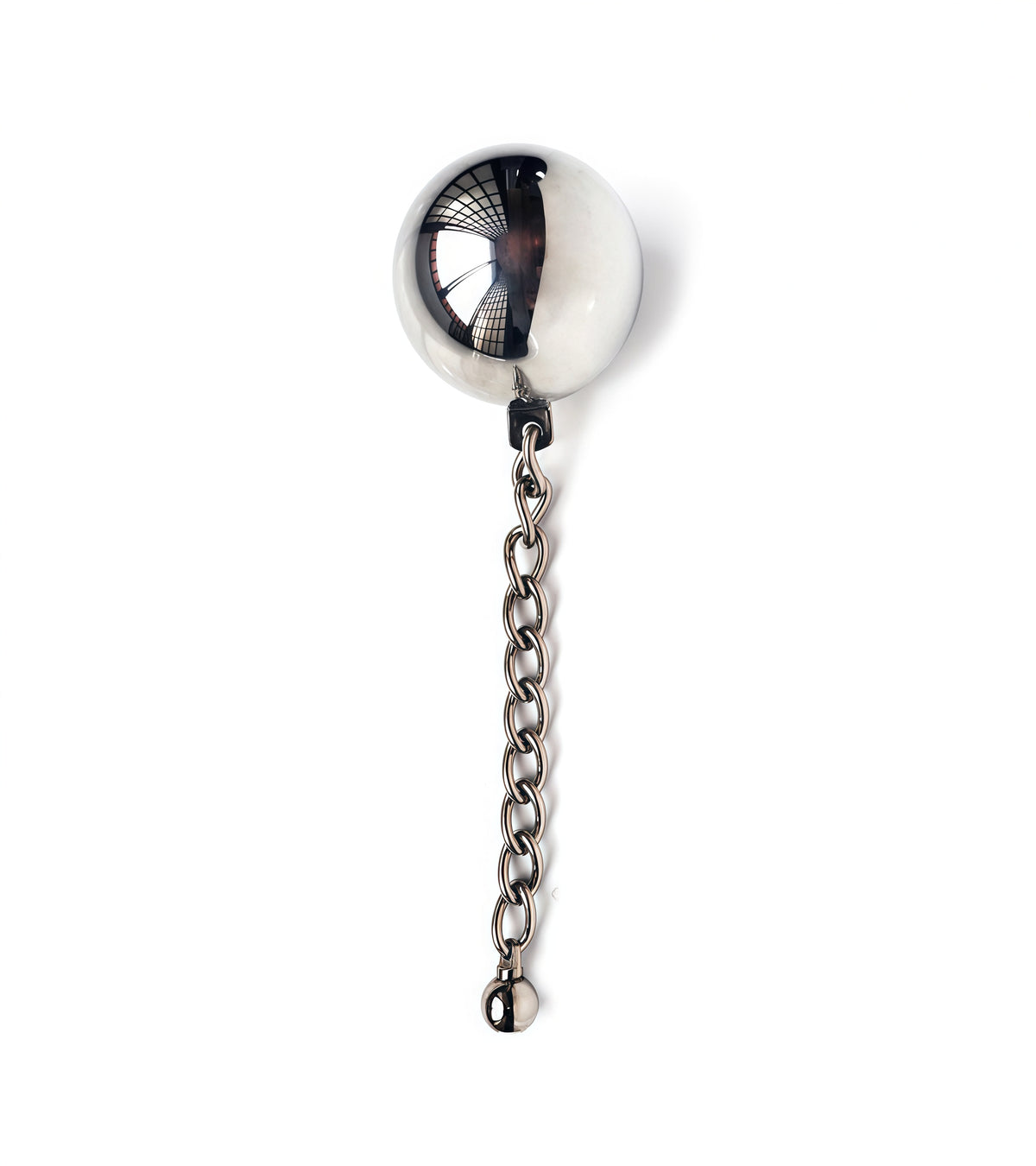 Perfectra Stainless Steel Loveball with Chain — BDSM Pleasure Toy