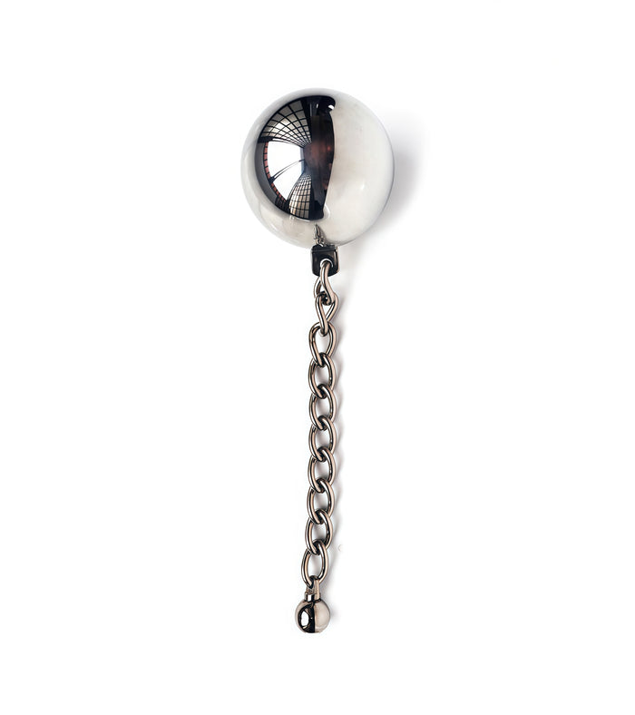 Perfectra Stainless Steel Loveball with Chain — BDSM Pleasure Toy