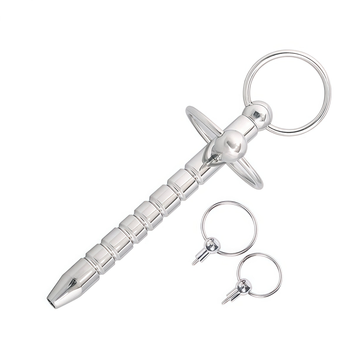 Prince Albert Wand with Door Knocker & Cock Ring – Integrated Control & Stainless Steel Precision