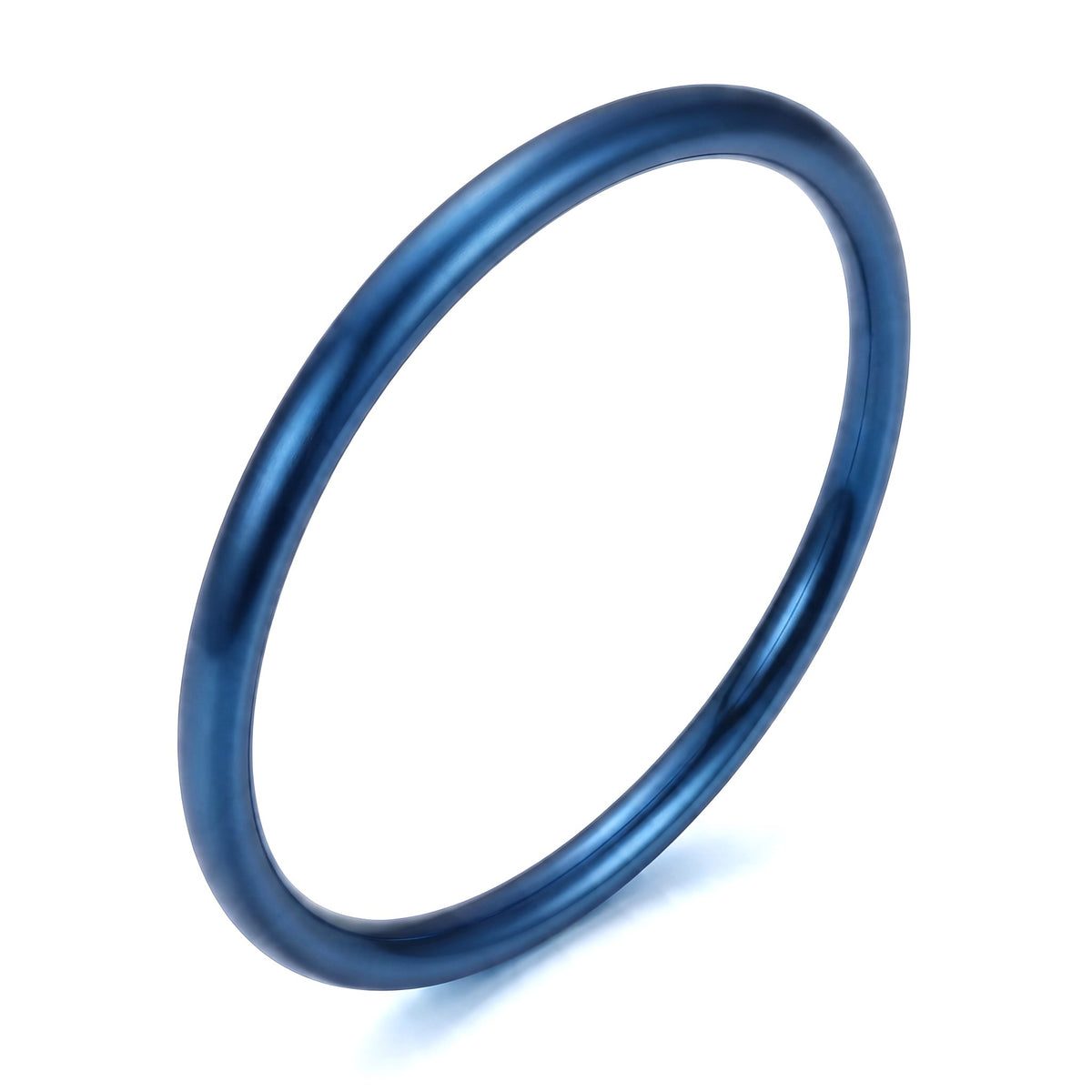 10mm Stainless Steel Round Collar Blue