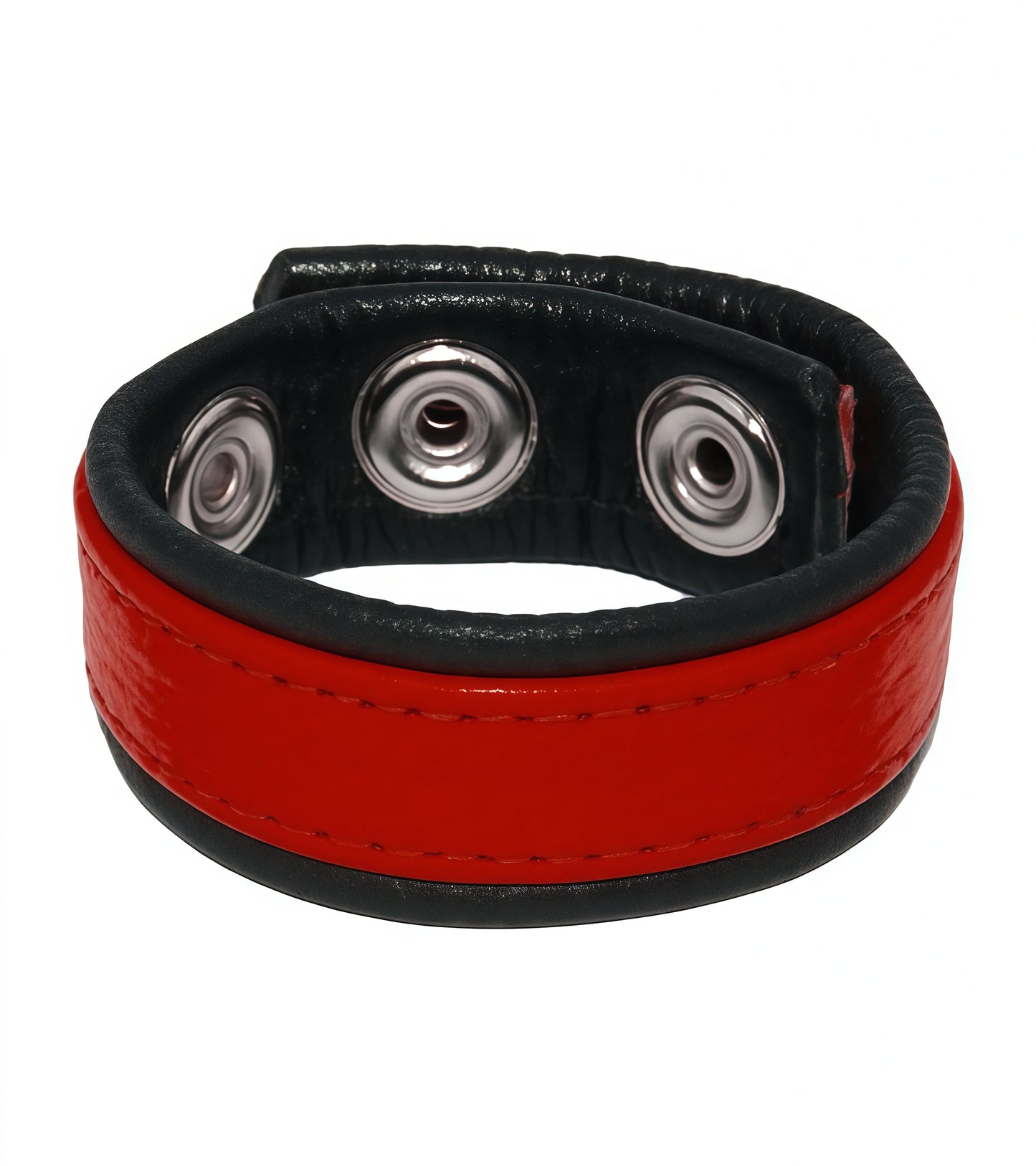 Rainbow Leather Cock Ring and Strap Pride Edition