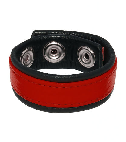 Rainbow Leather Cock Ring and Strap Pride Edition
