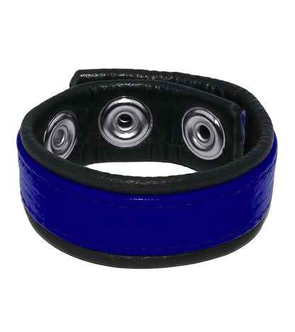 Rainbow Leather Cock Ring and Strap Pride Edition
