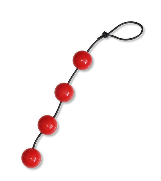 Red Silicone Anal Ball Bead — Premium BDSM Anal Trainer & Pleasure Toy