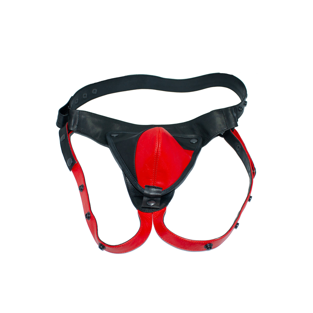 Red and Black Leather Underwear - Stylish and Comfortable