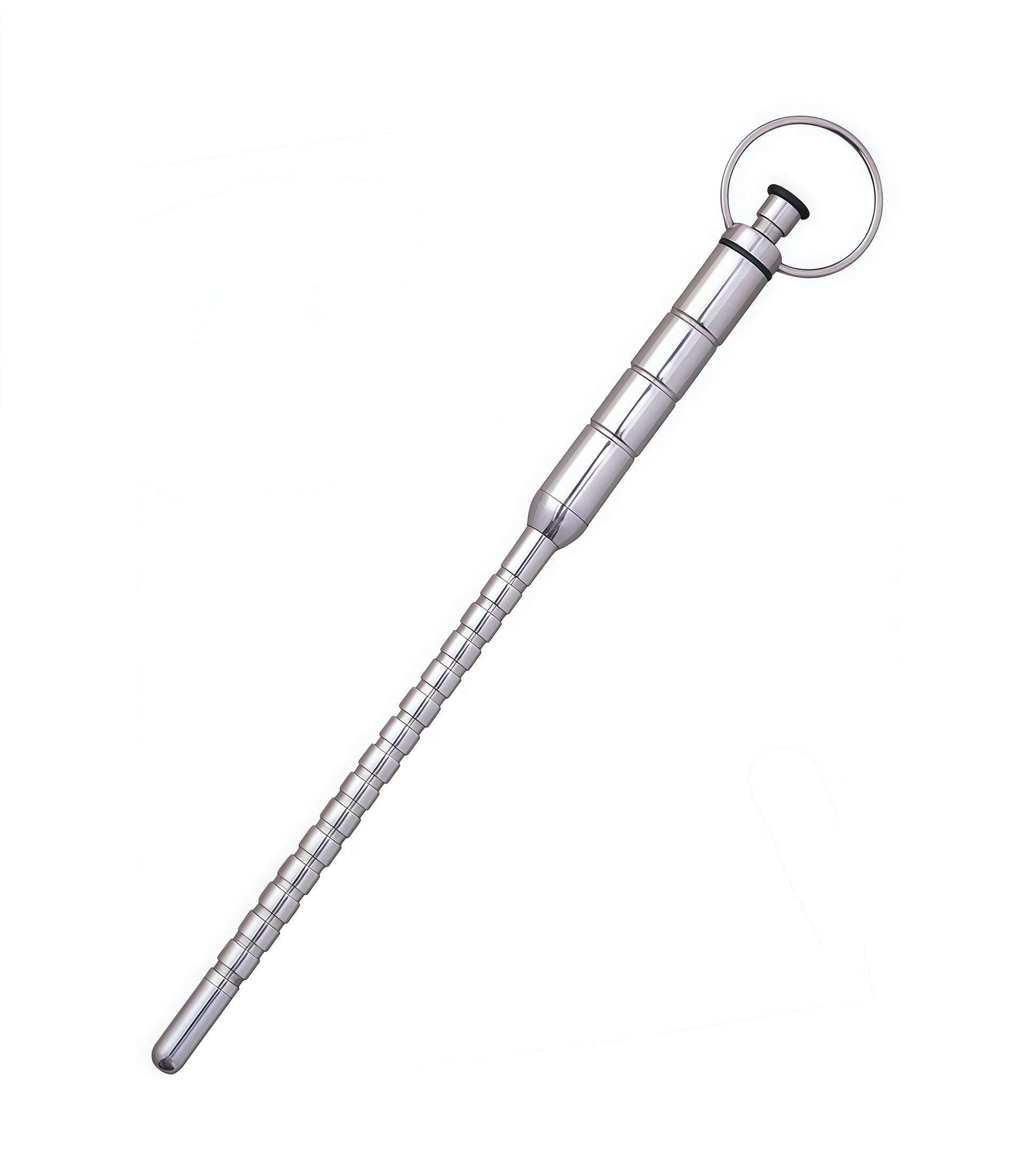 Ribbed Vibrating Urethral Sound Intense Textured Stimulation
