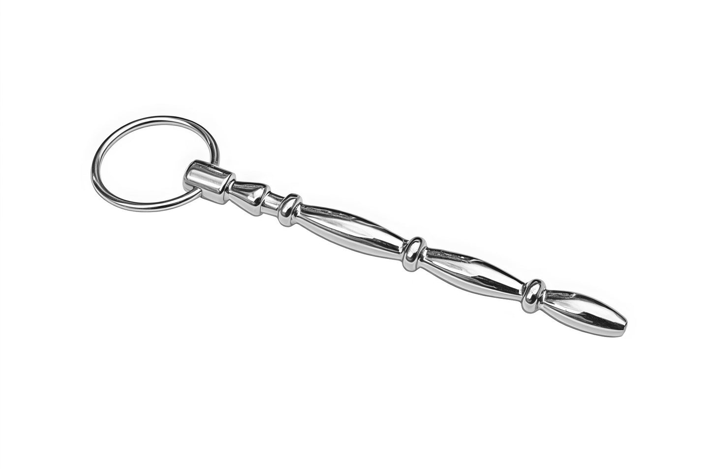 Riviting Penis Plug – Structured Profile & Stainless Steel Precision