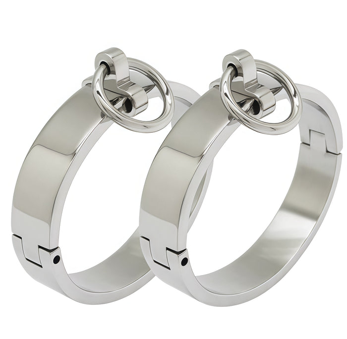 Round Heavy-Duty Wrist & Ankle Cuffs with Removable Pendant