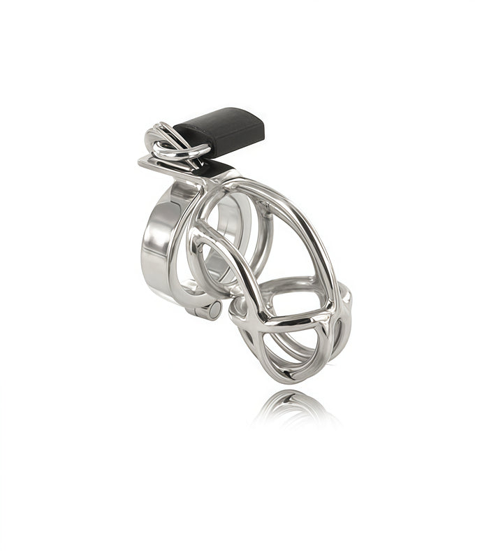 San Quentin Chastity Cage – Stainless Steel Locking Device