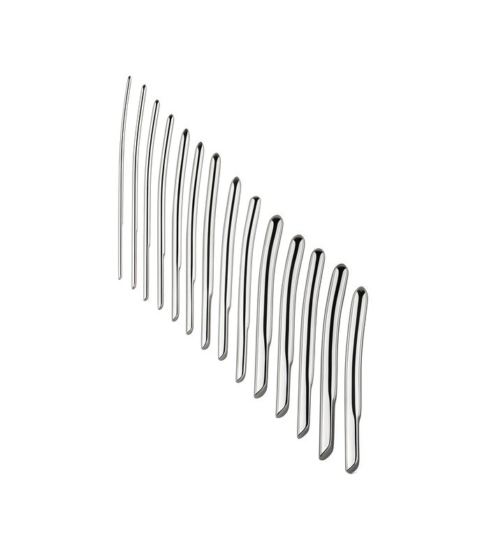 Single End Urethral Dilators – 14-Piece Stainless Steel Set
