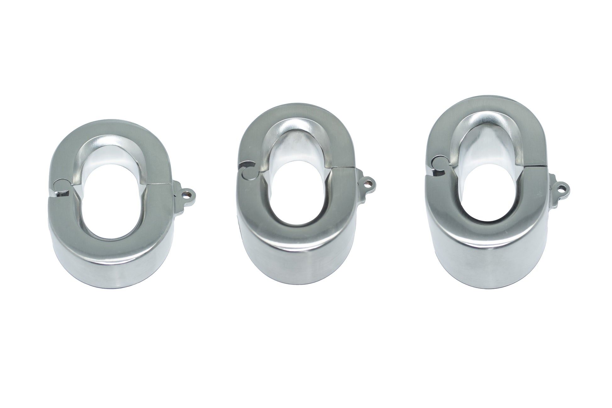 Solid Testicle Weight Lock Oval Shape in      AISI 304 SURGICAL STEEL by Perfectra