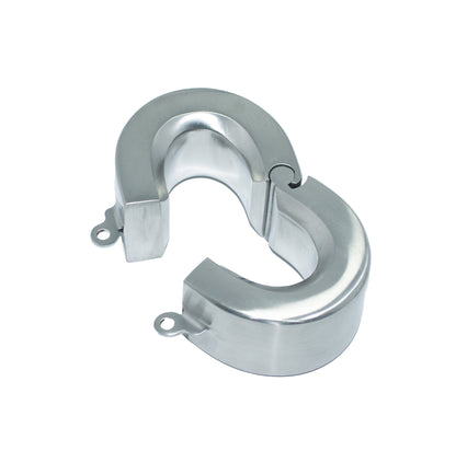 Solid Testicle Weight Lock Oval Shape in      AISI 304 SURGICAL STEEL by Perfectra