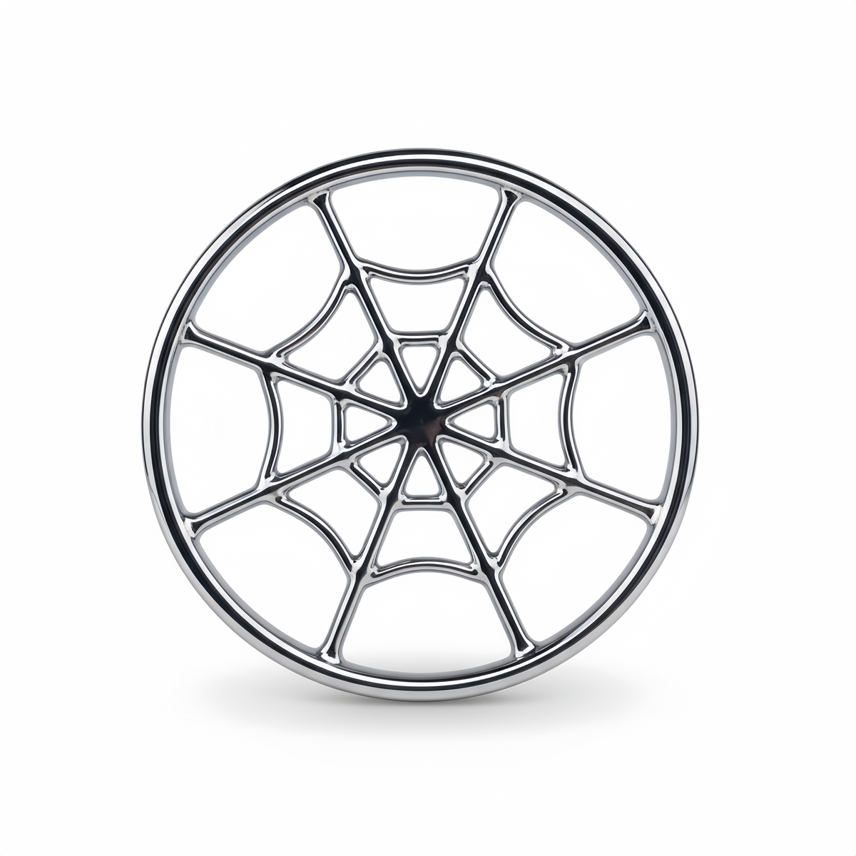 Spider Web Shibari Ring – Stainless Steel Multi-Point Suspension Ring