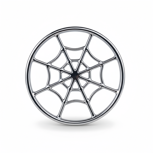 Spider Web Shibari Ring – Stainless Steel Multi-Point Suspension Ring