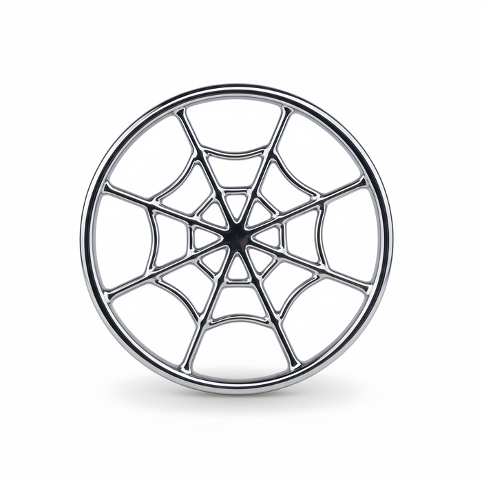 Spider Web Shibari Ring – Stainless Steel Multi-Point Suspension Ring