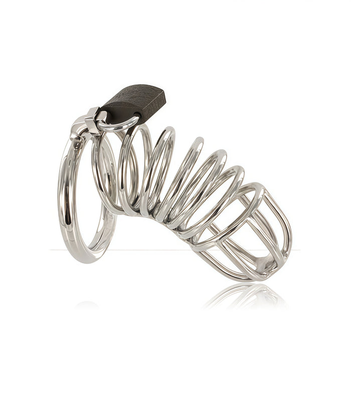Spiral Chastity Cage – Stainless Steel Design