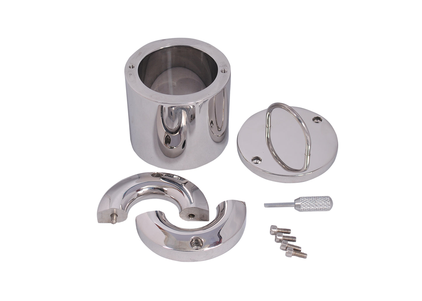     AISI 304 SURGICAL STEEL Ball Flask premium CBT restraint by Perfectra Distribution