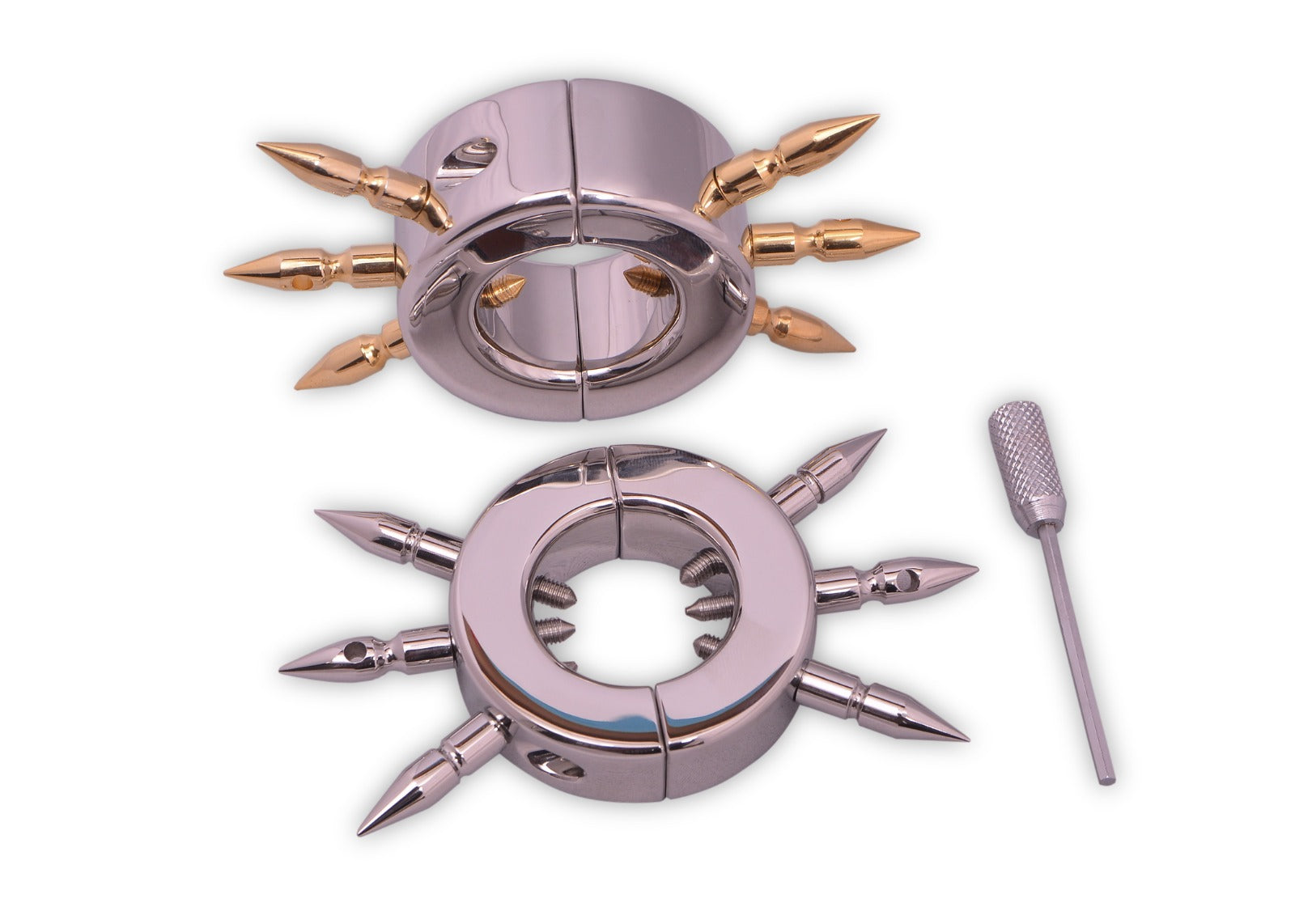     AISI 304 SURGICAL STEEL Ball Stretcher with External Spikes by Perfectra