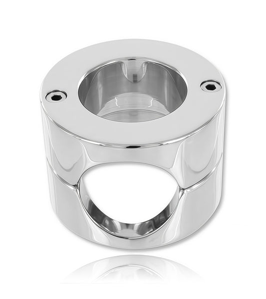 Stainless Steel Combi Cock and Ball Weight — Premium CBT Device by Perfectra Distribution