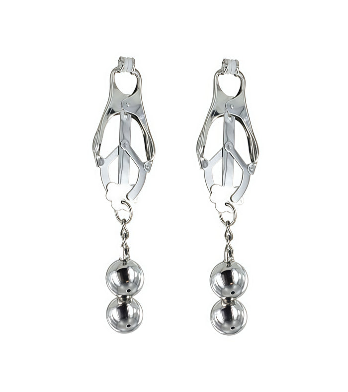 Stainless Steel Glover Nipple Clamps with Beads – Perfectra