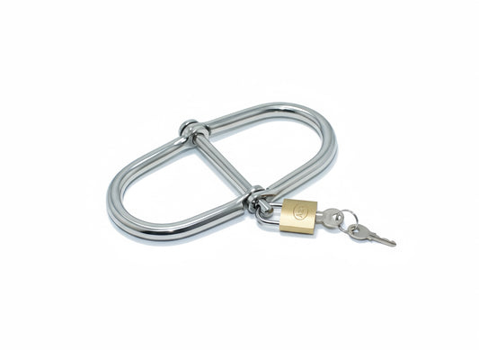 Stainless Steel Irish 8 Handcuffs — Heavy-Duty Locking Restraint by Perfectra Distribution