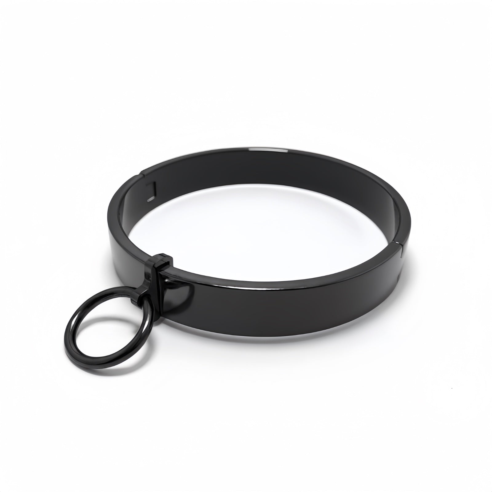 Black     AISI 304 SURGICAL STEEL Removable Pendant Collar with Plasma Coating by Perfectra Distribution
