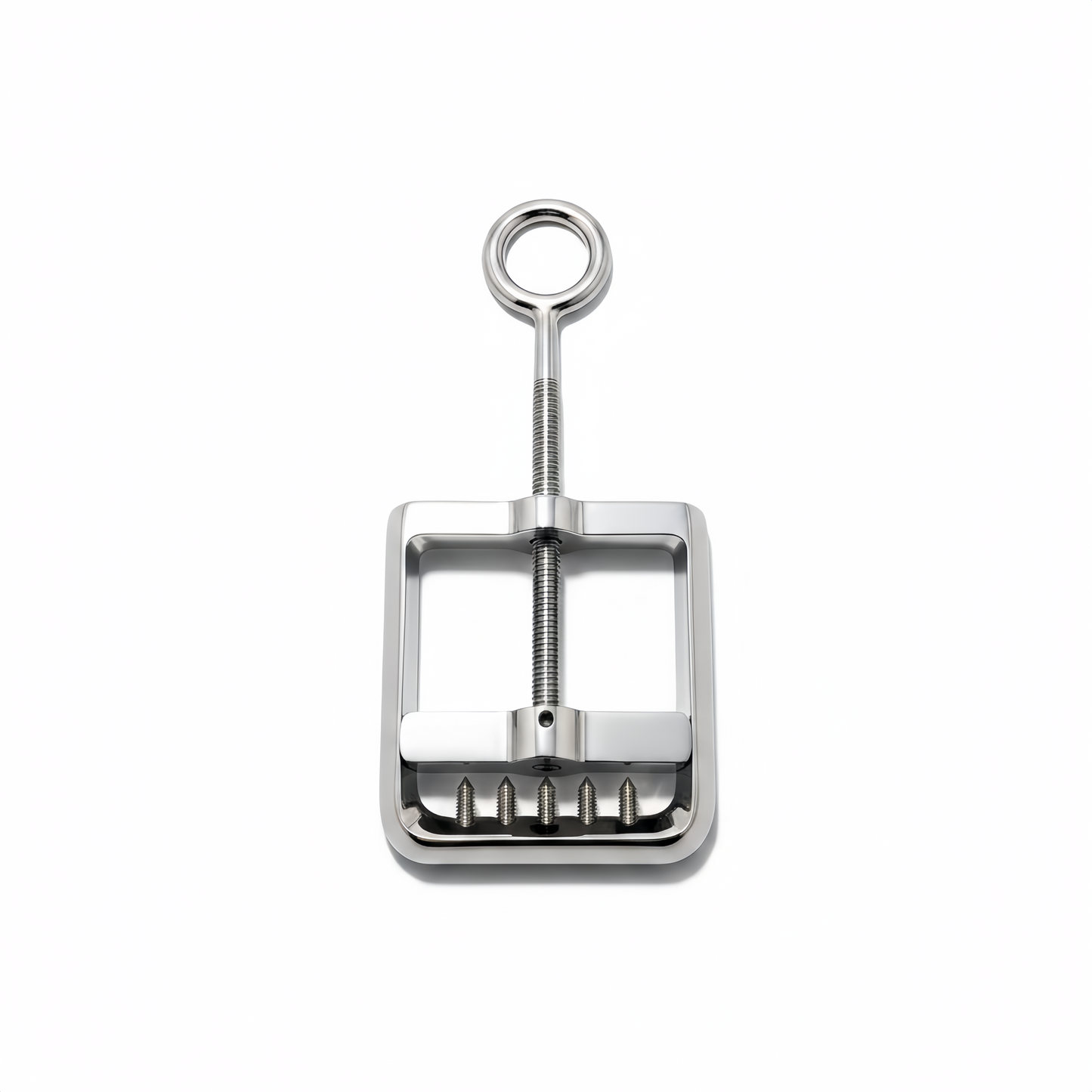 Adjustable     Stainless Steel Testicle Crusher Clamp with Polished Finish