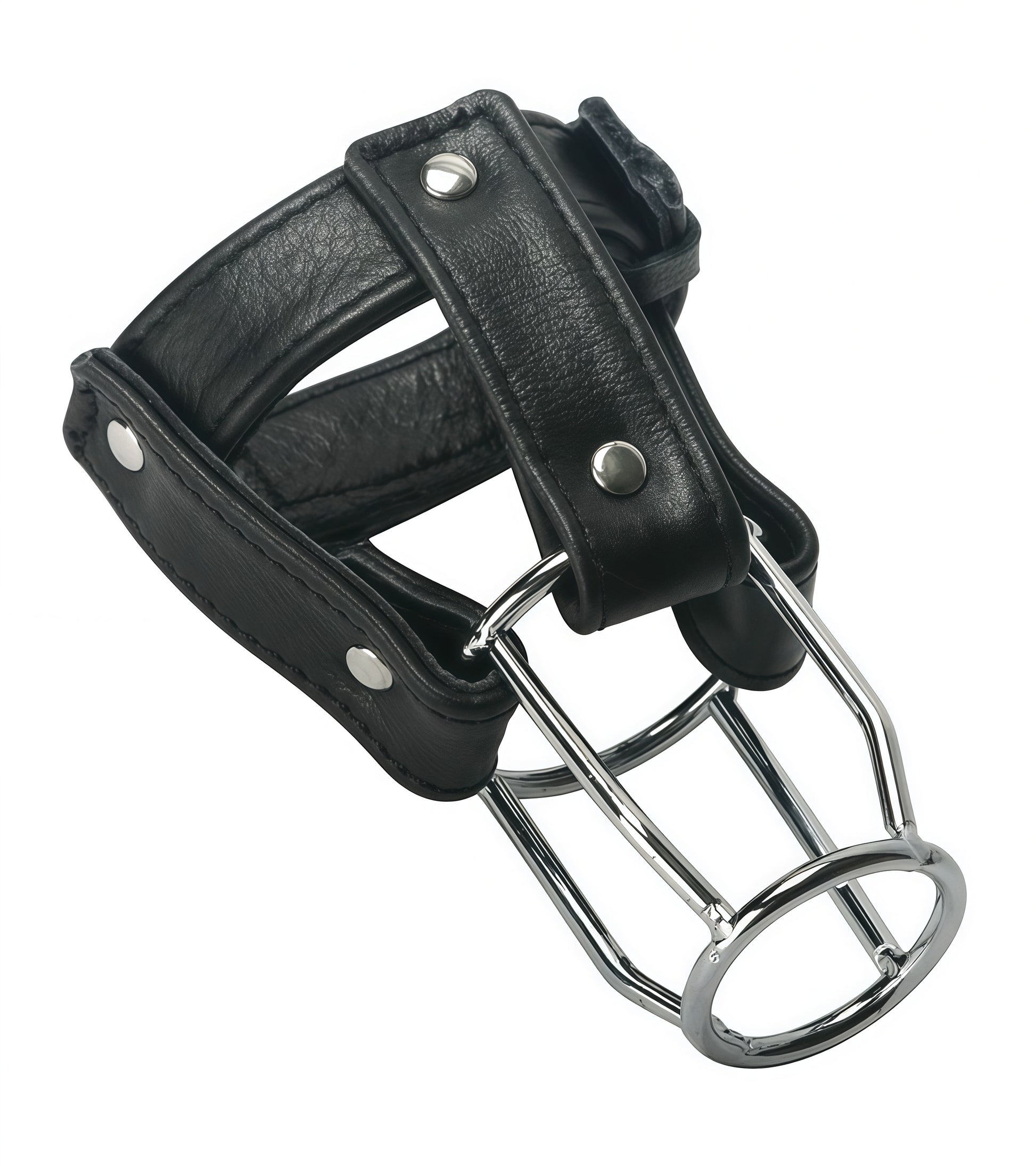 Stallion Guard heavy-duty male chastity and genital protection device made of      AISI 304 SURGICAL STEEL