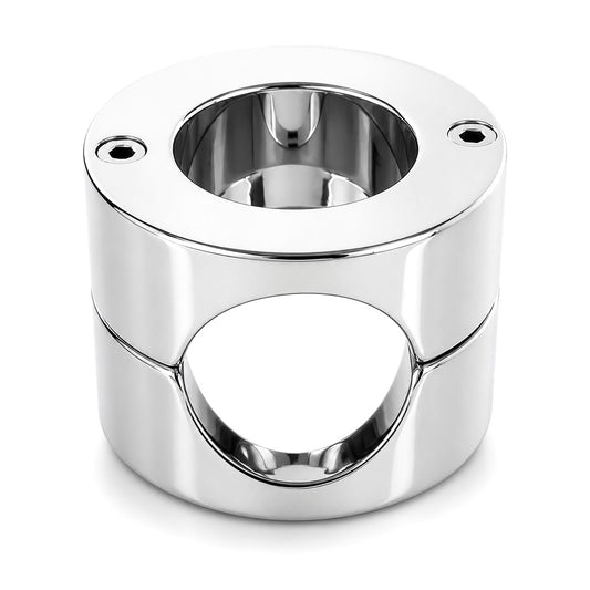 The Stainless Steel Combi Cock and Ball Weight by Perfectra Distribution is a premium device engineered for precise cock and ball training (CBT). This combi-weight delivers effective simultaneous stretching and restraint
