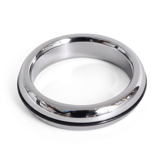 The Donut Glans Ring with Black O-Ring by Perfectra Distribution combines premium AISI 304 SURGICAL STEEL craftsmanship with a sleek black accent, designed for both comfort and style. This donut-shaped ring fits securely around the penis head to provide enhanced sensitivity and support, while offering a clean, polished look suitable for everyday wear or intimate occasions.
