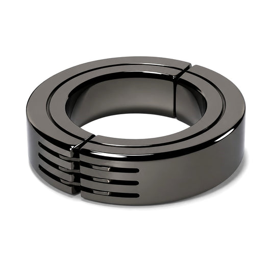 The Hinged Ball Stretcher – Plasma Coated by Perfectra Distribution is a premium-quality cock and ball training (CBT) device crafted for advanced users. Constructed from durable Stainless Steel with a plasma-coated finish