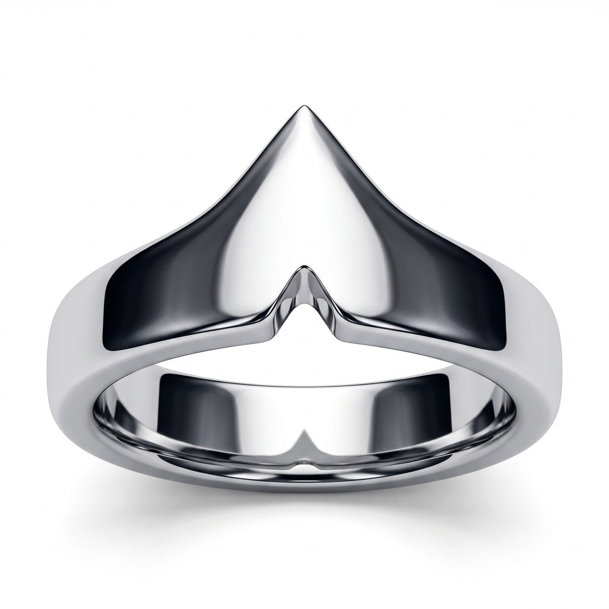 Stainless Steel Large Crown Penis Ring