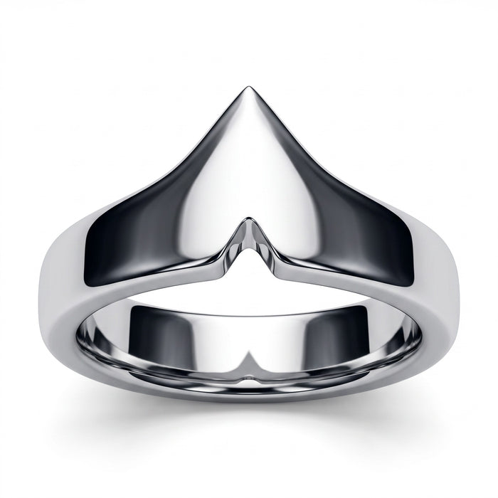 Stainless Steel Large Crown Penis Ring