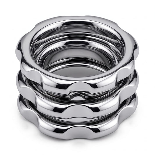 The Perfectra Distribution Spinner Glans Ring is designed to enhance sensation and provide reliable stimulation. Made from durable AISI 304 SURGICAL STEEL, this premium glans ring features a smooth, rotating spinner that offers continuous friction and pressure with every movement
