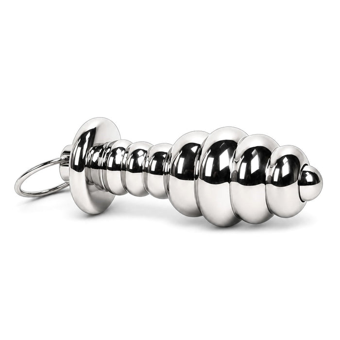 Ribbed Tunnel Butt Plug – Textured Pleasure & Ergonomic Fit