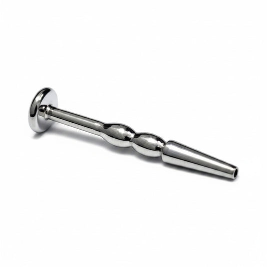 The Triple Skinny Rider Penis Plug by Perfectra Distribution offers a slim profile with a unique triple-segment design crafted for progressive control and precise urethral play. Made from high-quality Stainless Steel