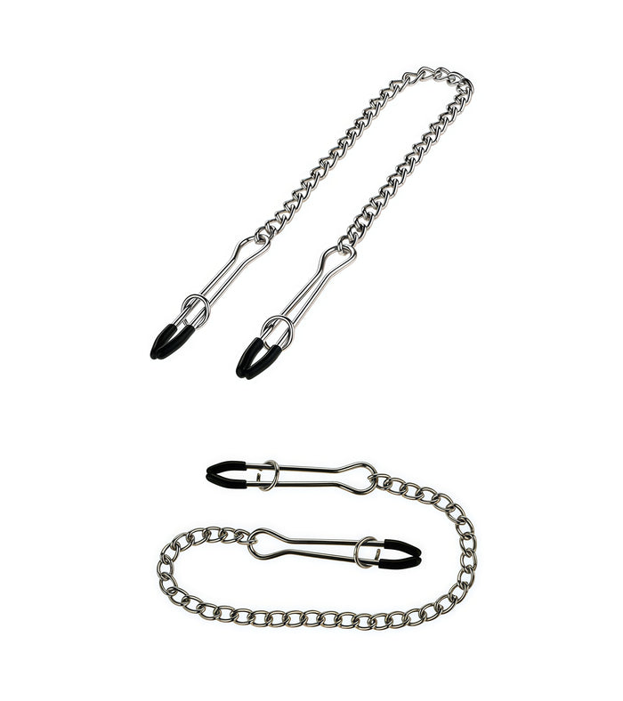 Tweezer Nipple Clamps with Connecting Chain – Perfectra
