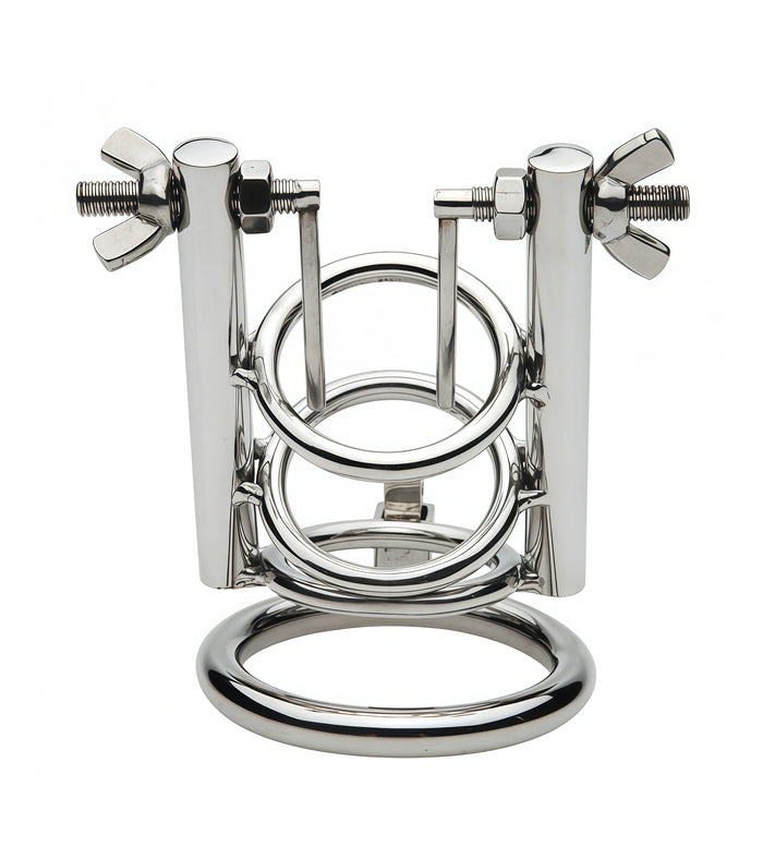 Urethral Stretcher Chastity Cage – Stainless Steel CBT Device