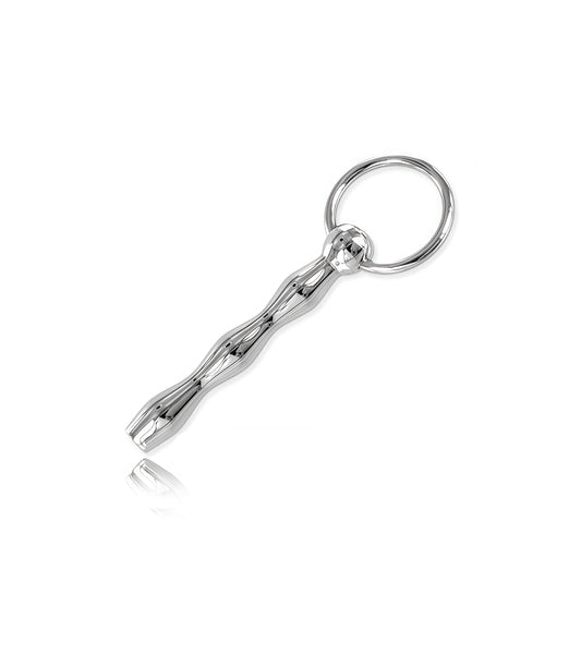 Wavy Penis Plug – Deep Rippled Stimulation 316L Stainless Steel – Perfectra Distribution