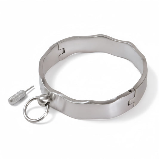 Wavy Shaped Collar  — Premium BDSM Accessory by Perfectra Distribution