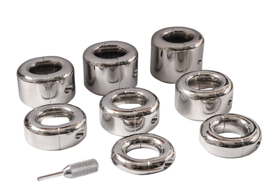 Perfectra Instruments Rounded Oval U-Shaped Ball Stretchers & Weights – Premium Stainless Steel for Intense Sensation