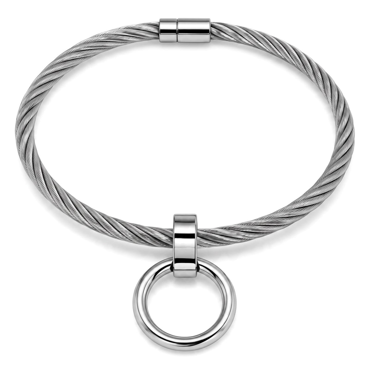 Wirerope Lockable Choker Collar