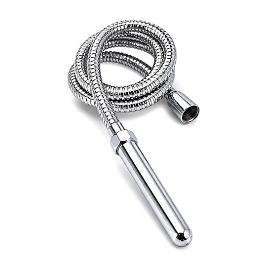 The Straight Douche Nozzle with Attachment Pipe from Perfectra Distribution offers a premium solution for deep and precise personal hygiene. Crafted from durable AISI 304 SURGICAL STEEL and featuring an aluminum attachment pipe