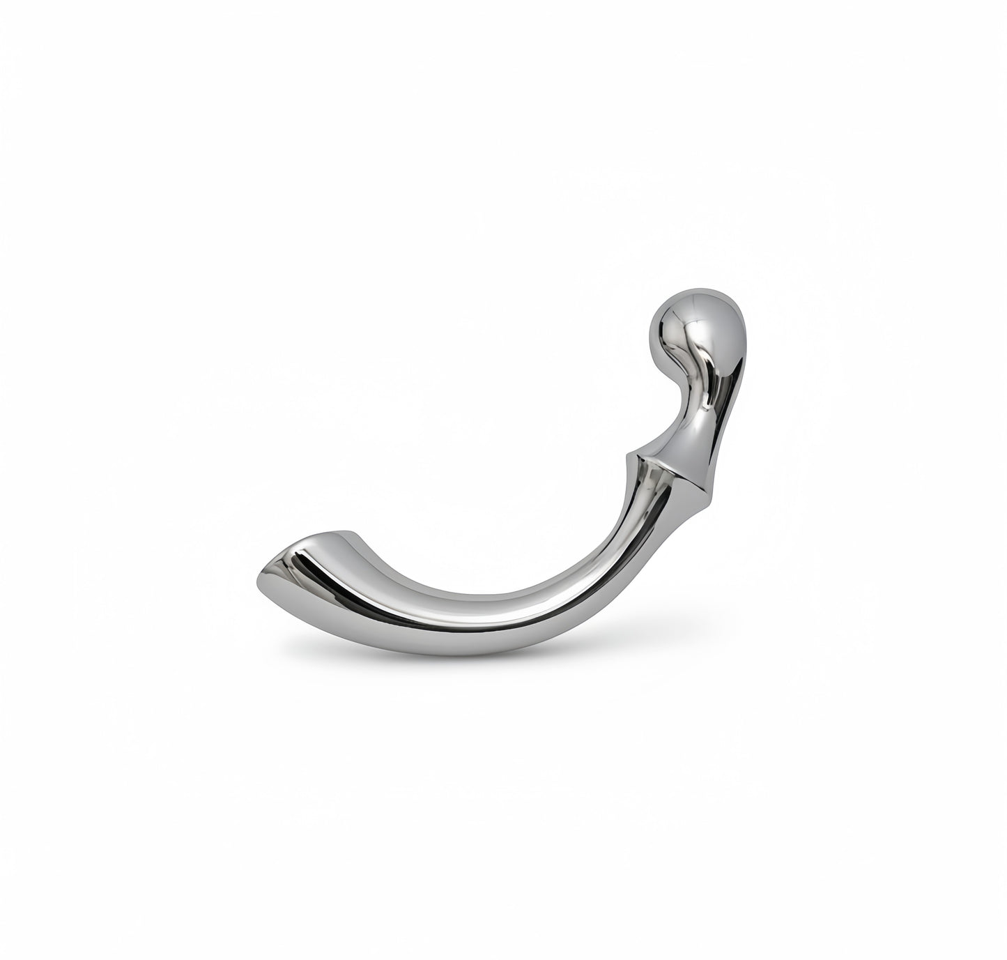 Perfectra Distribution Arcus Hollow Steel Dildo, curved, polished      AISI 304 SURGICAL STEEL, lightweight, ergonomic design.