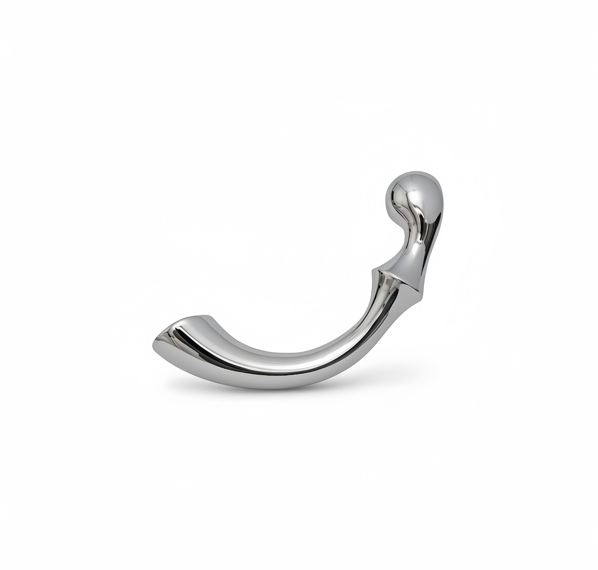 Perfectra Distribution Arcus Hollow Steel Dildo, curved, polished      AISI 304 SURGICAL STEEL, lightweight, ergonomic design.