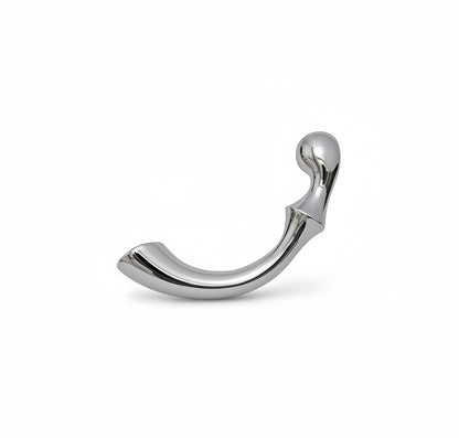 Perfectra Distribution Arcus Hollow Steel Dildo, curved, polished      AISI 304 SURGICAL STEEL, lightweight, ergonomic design.