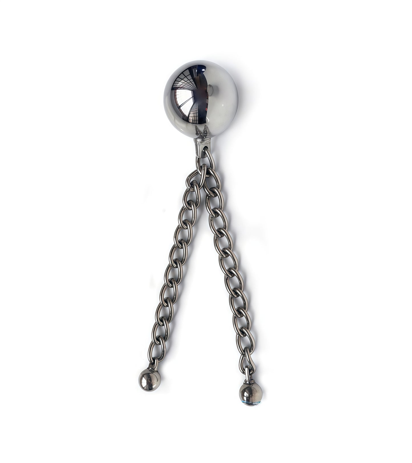 Perfectra Distribution Stainless Steel Love Balls with Double Chain